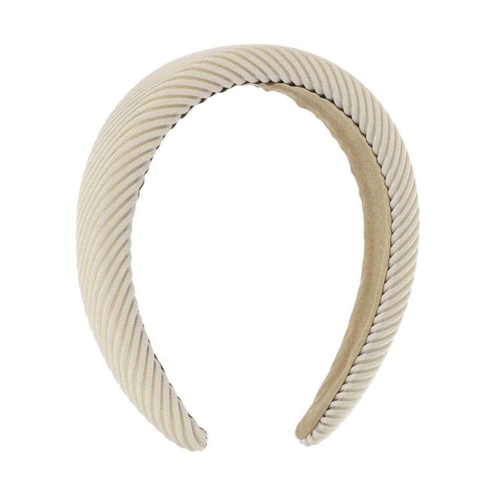 Fashion Simple Elegant Twill Headband Beige